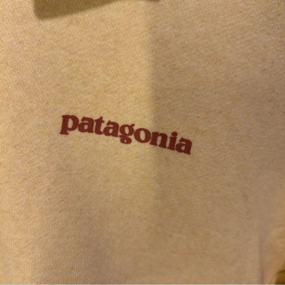 NWT Patagonia Fitz Roy Icon Uprisal Hoody Milled Yellow Size Small - Picture 4 of 5